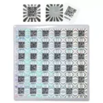 108 etichette sigilli ologrammi di garanzia con QR code